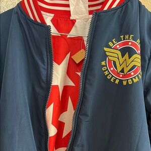 Wonder Woman Blue Jacket with Red Star Lining
